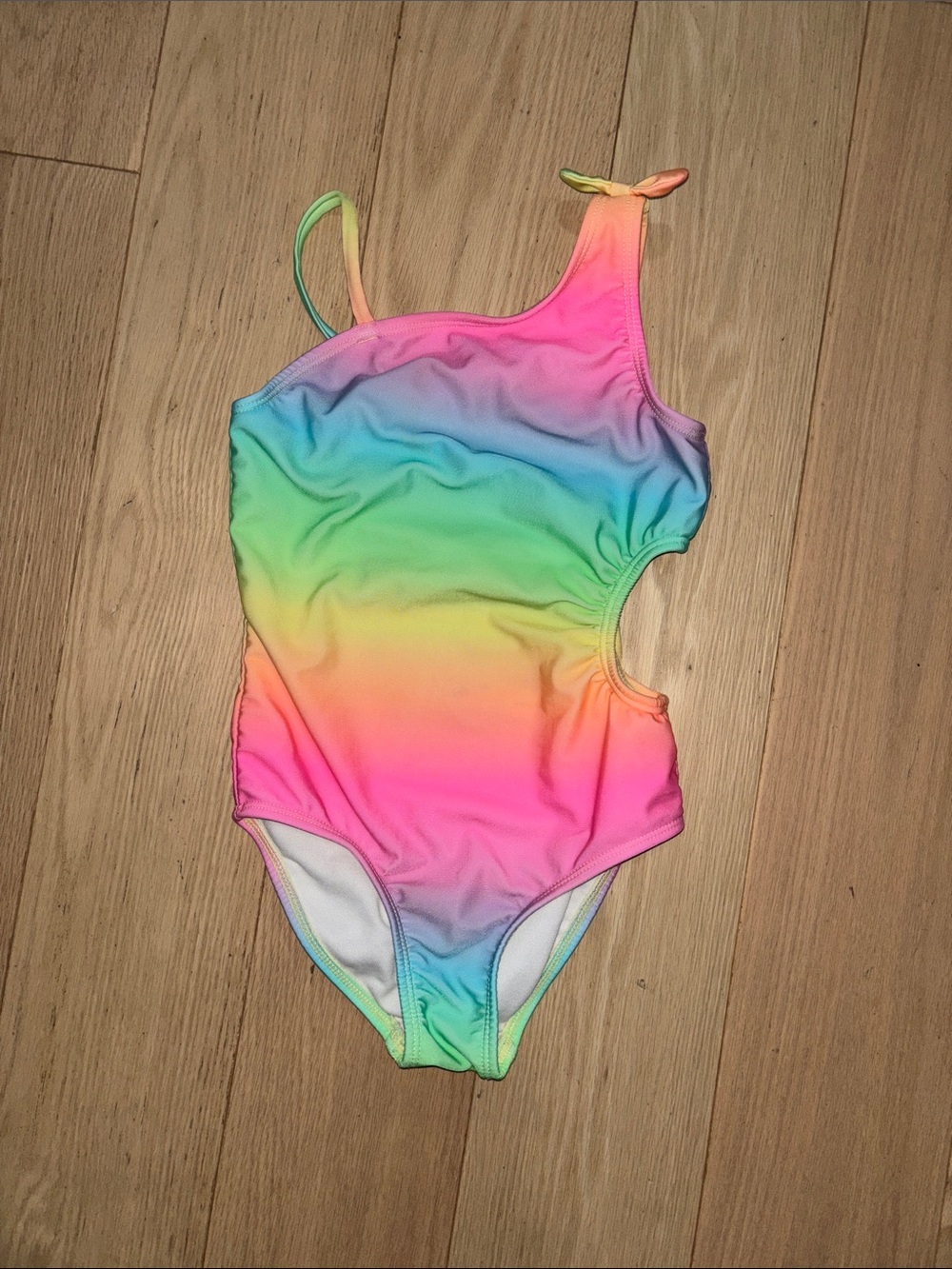 Cat & Jack Rainbow Ombre One-Piece Swimsuit